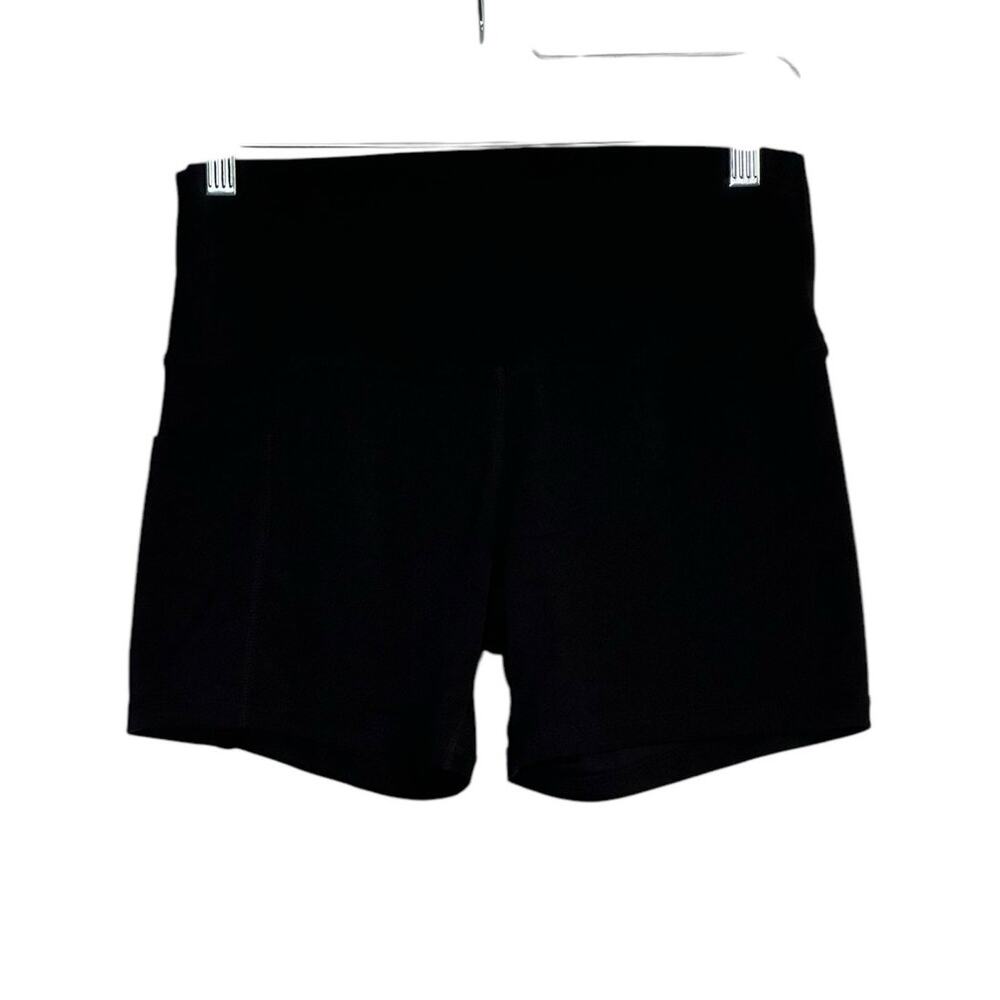 Black athletic pull on shorts size Small